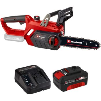 Акумулаторна резачка Einhell GE-LC 18 Li Kit, шина 25 см, с батерия 4 Ah и бързо зарядно