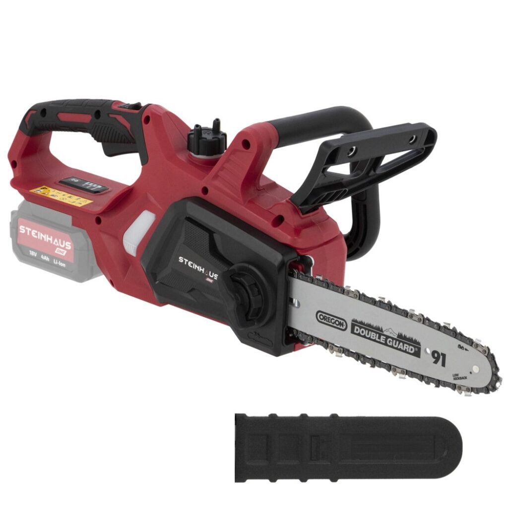 Акумулаторна резачка Steinhaus PRO-ONE-CS, 18 V, шина 25 см Oregon, без батерия