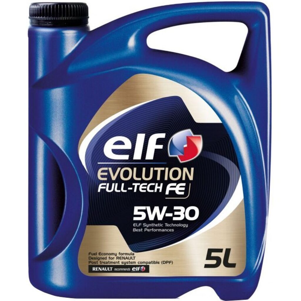 Моторни масла: 10 качествени масла 5W30, 5W40 и 10W40 от 28 до 60 € 4 Моторно масло Elf Evolution Full-Tech FE 5W-30, 5 л