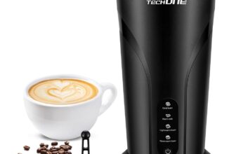 Уред за разпенване на мляко Techone Milky Froth, 4 в 1, 500 W, 300 мл