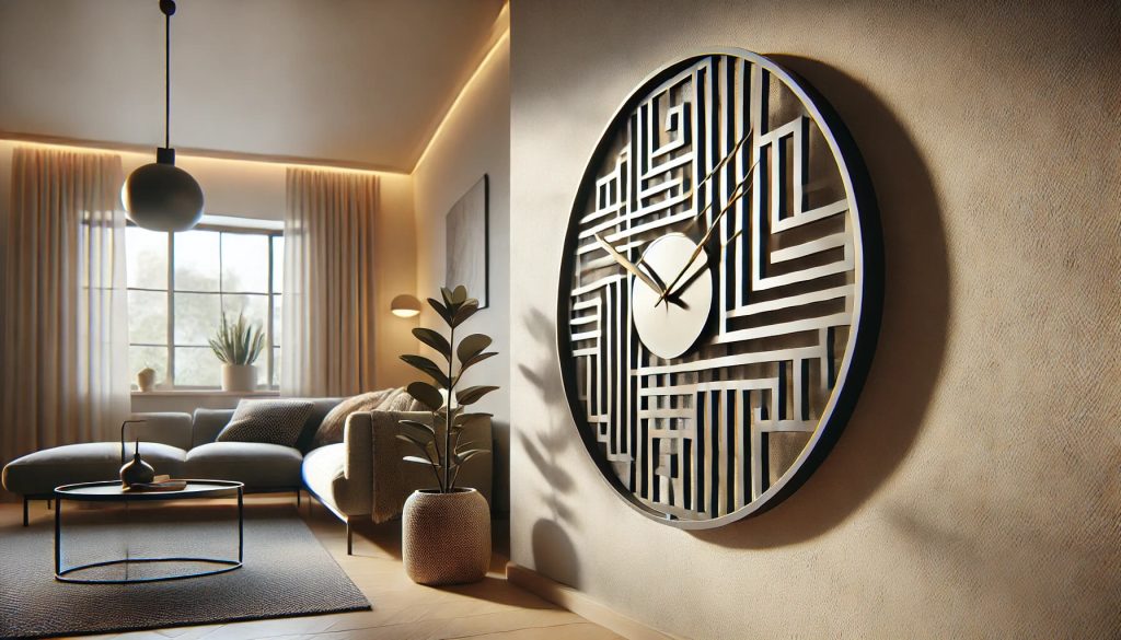  модерен и стилен стенен часовник с уникален и артистичен дизайн