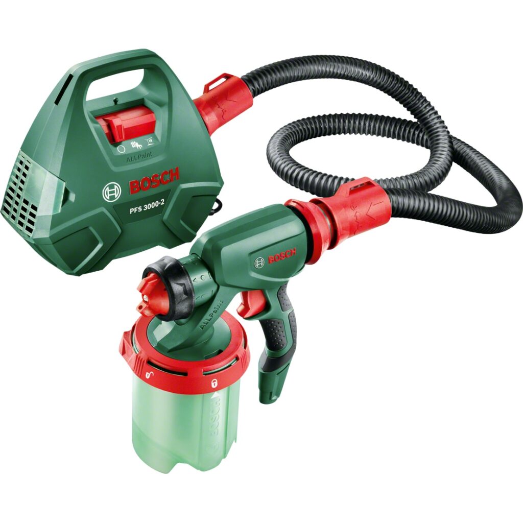 Пистолет за боядисване Bosch PFS 3000-2, 650 W, резервоар 1000 мл