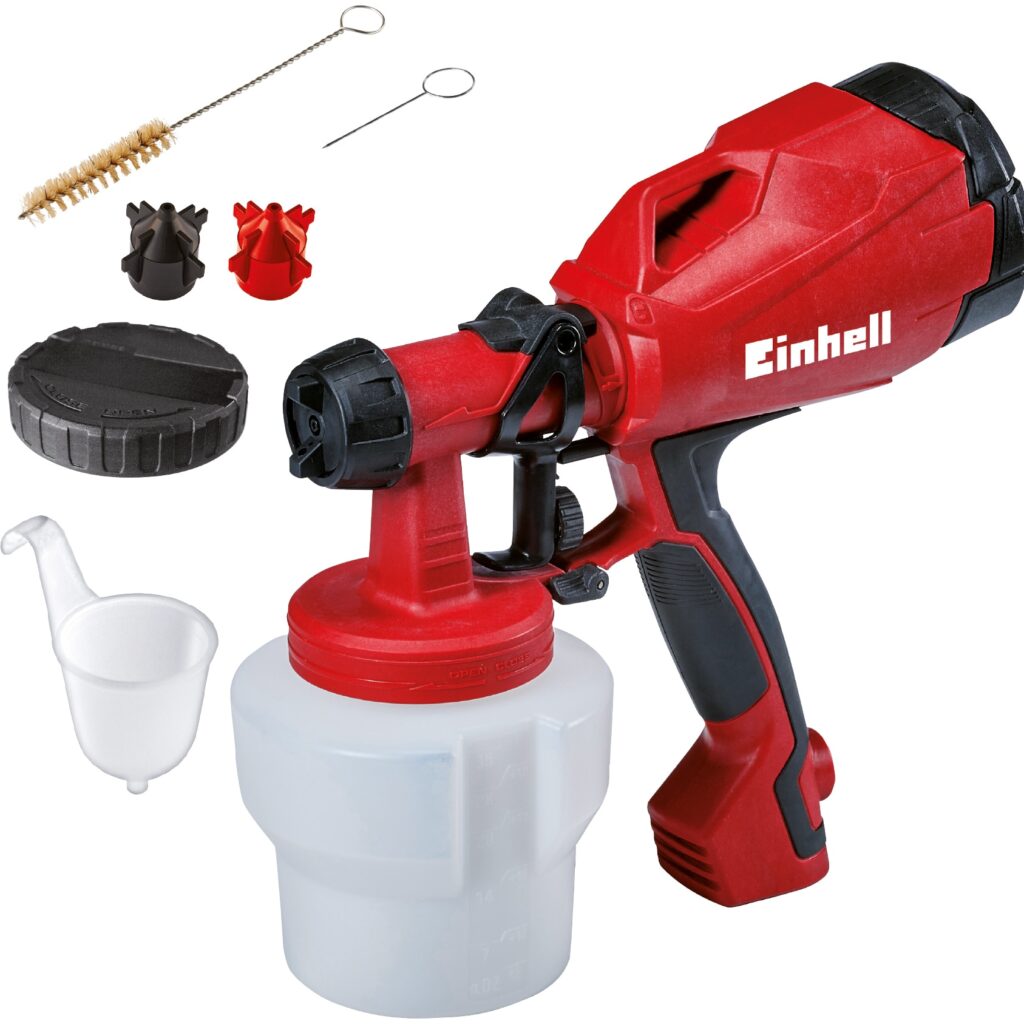 Пистолет за боядисване Einhell TC-SY 500 P, 500 W, резервоар 1000 мл