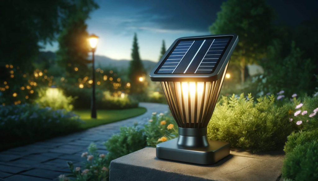  соларна лампа, подходяща за външни пространства
