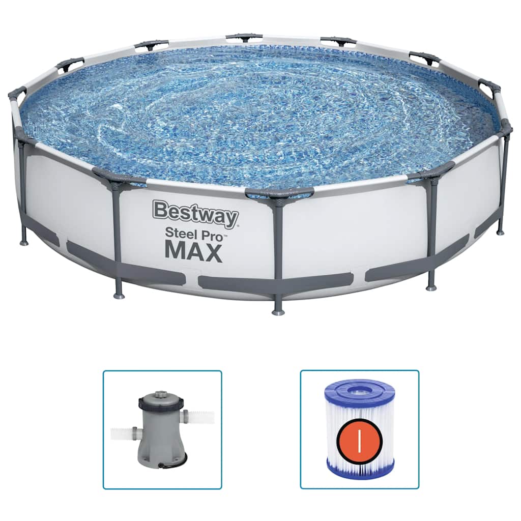 7-те Най-Добри Басейни за Двора 14 Bestway Steel Pro Max