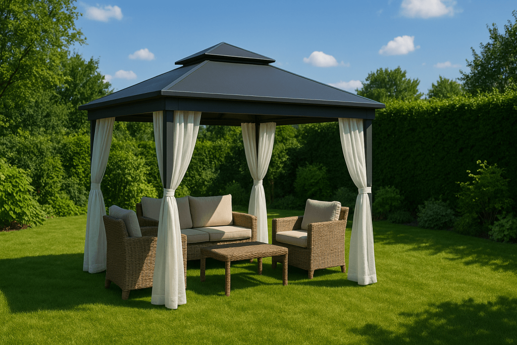 Градинска Шатра: От Избор До Монтаж - Пълното Ръководство 5 gradinska shatra s tvyrd pokriv