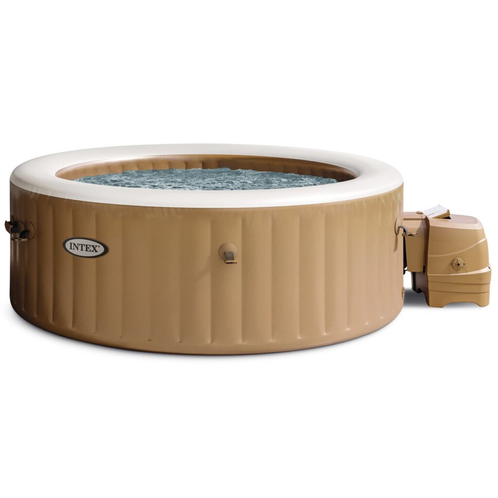 Как да изберем надуваемо джакузи. Най-добри модели 13 Intex Sahara Tan Bubble Spa