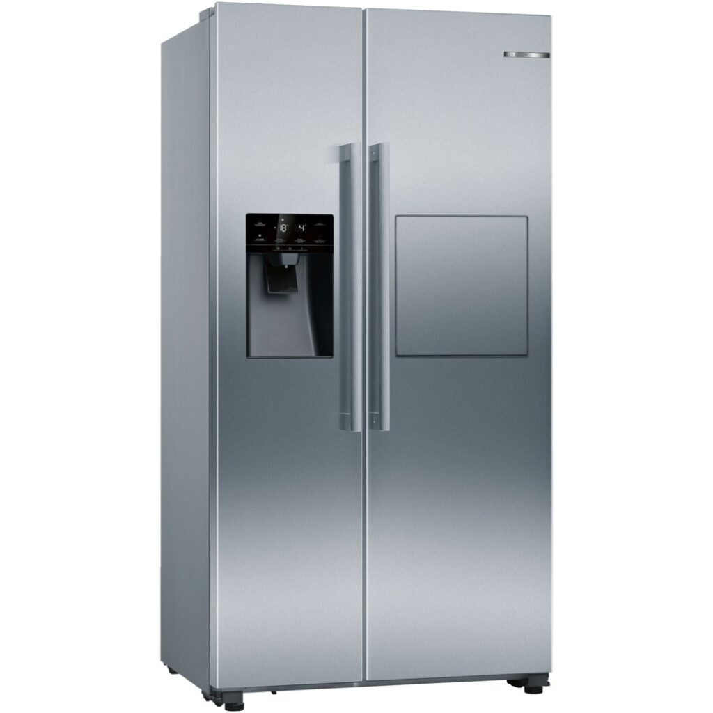Хладилник Side by Side Bosch KAG93AIEP, 560 л, диспенсър за вода и лед, поставка за бутилки