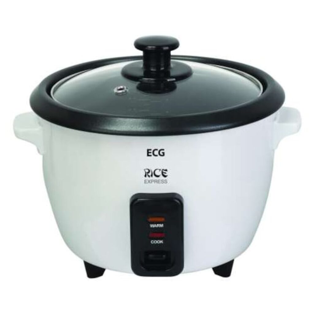 Оризоварка ECG RZ 11, 1 л, 400 W, стъклен капак