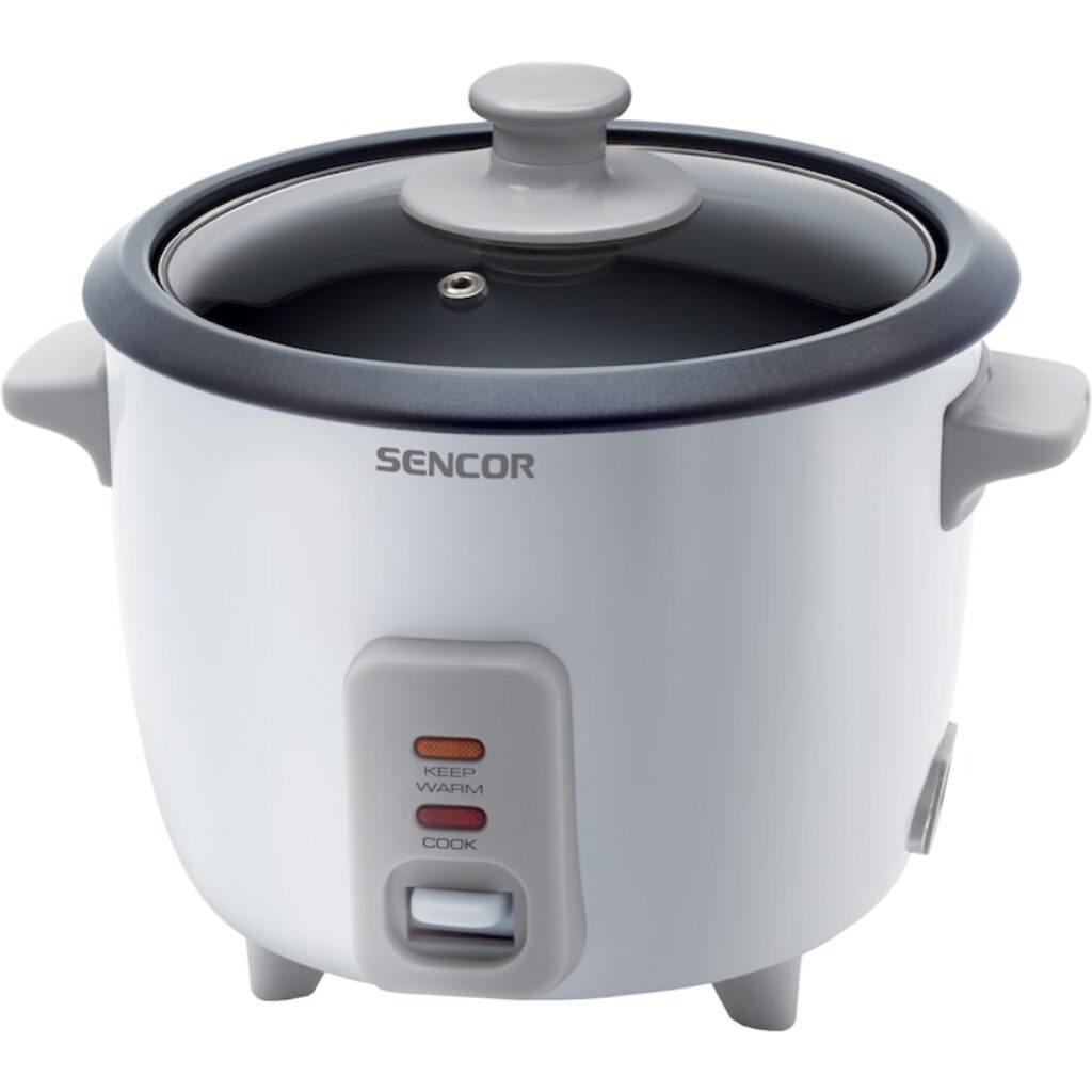 Малка оризоварка Sencor SRM 0600WH, 0,6 л, за суши