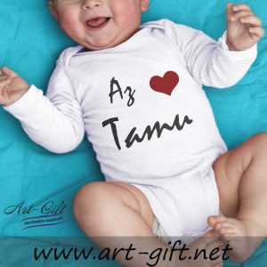 Бебешко боди Аз обичам Тати