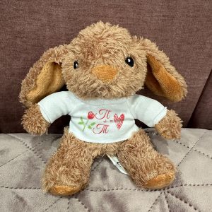 Плюшено зайче с надпис – Любов