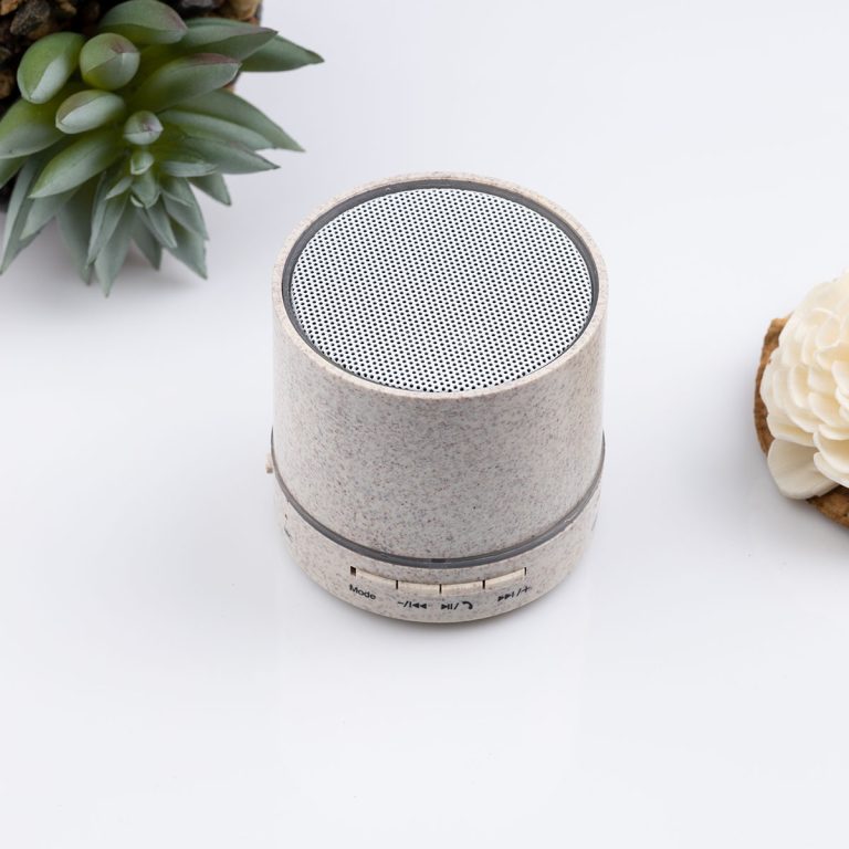 Преносима Bluetooth колонка от пшеничнa сламa