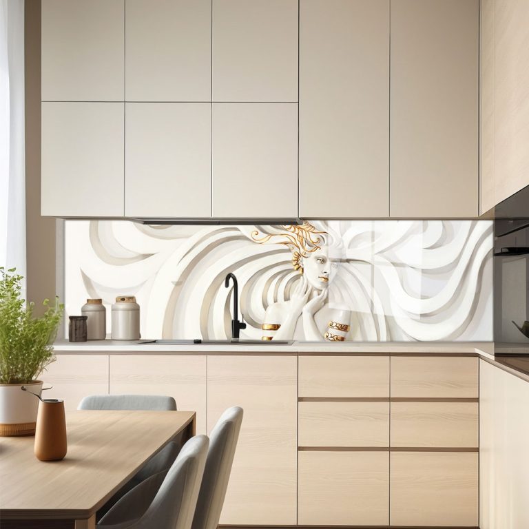 Стъклен гръб за кухня – Самодива