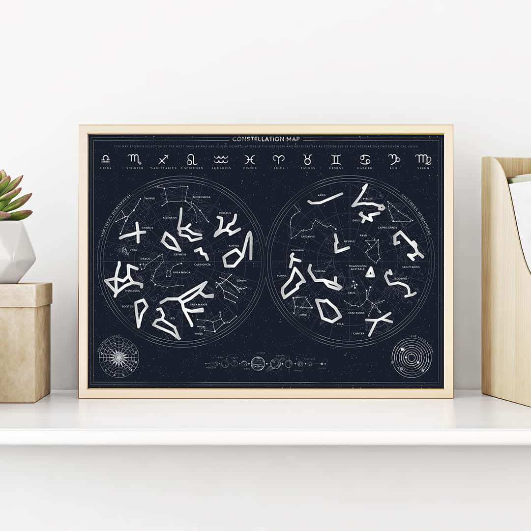 Скреч Карта на Съзвездията