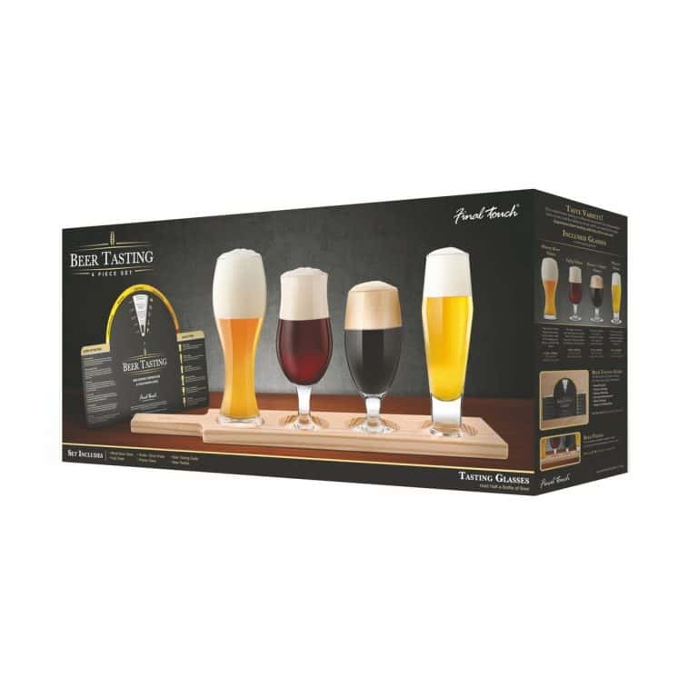 Комплект Чаши за Бира с Поднос