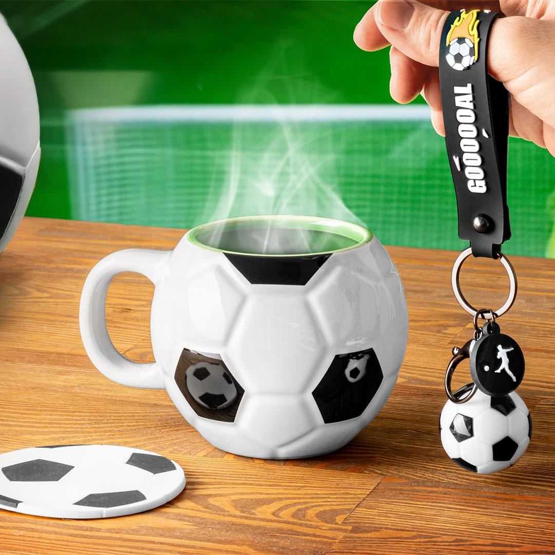 Подарък за Футболен Фен – Чаша и Ключодържател