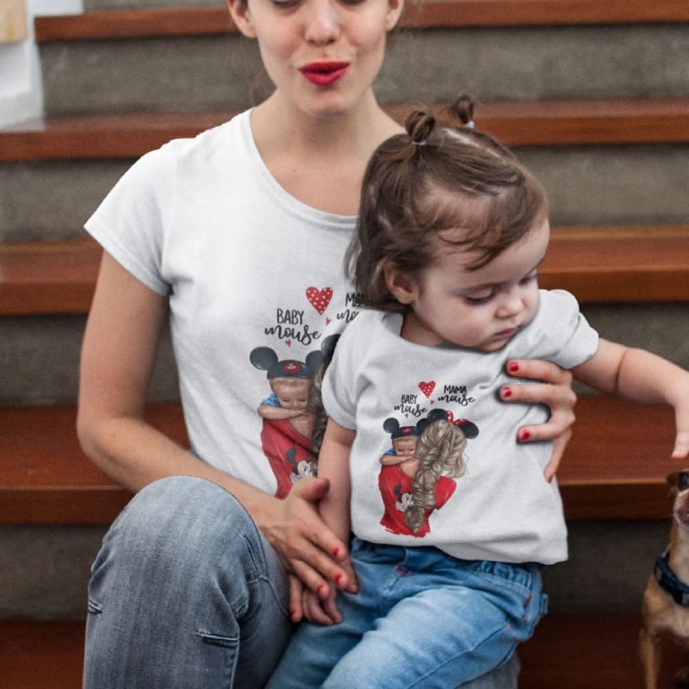 Комплект тениски – Baby and Mama mouse