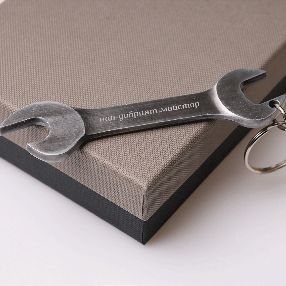 Метален ключодържател гаечен ключ – Най-добрият майстор
