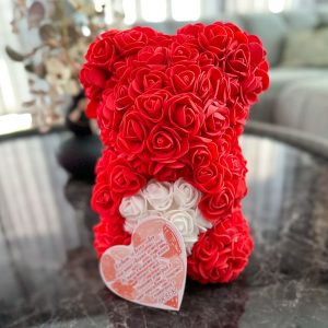 Мече от рози – червено
