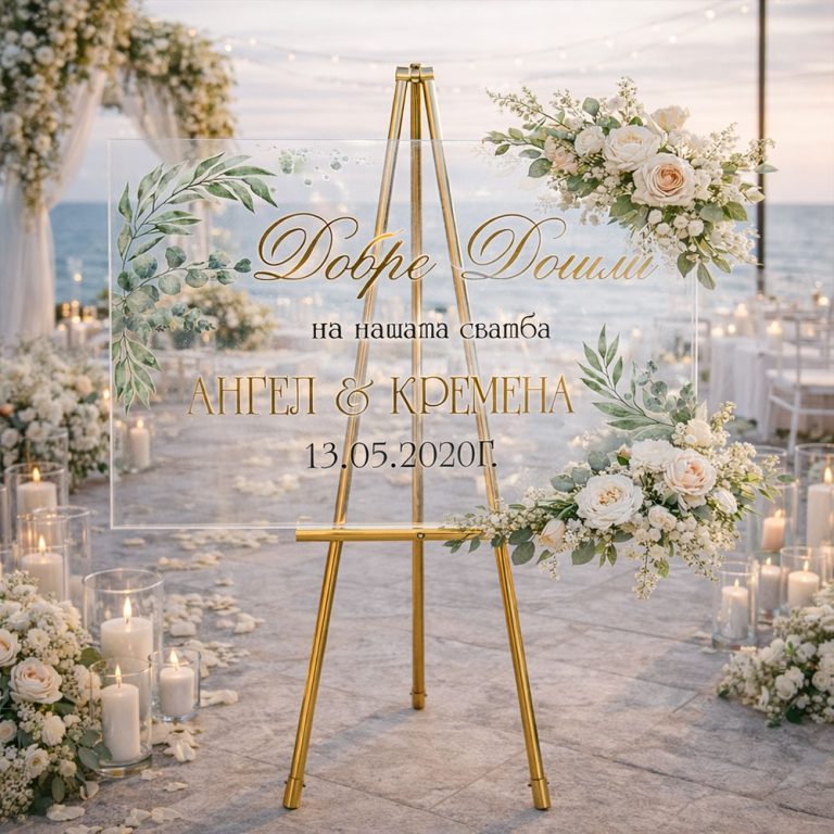 Сватбено табло – Нашата сватба