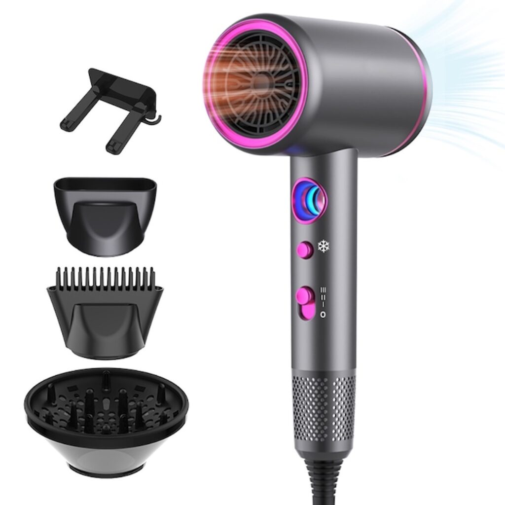 Сешоар за коса: топ 5 модела от 14 до 49 € 1 Qeno AirLiss 24 Professional