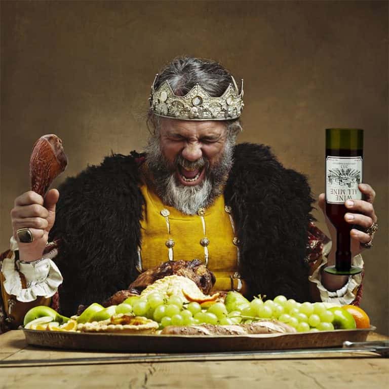 Чаша за Вино – Обърната Бутилка (750мл.)