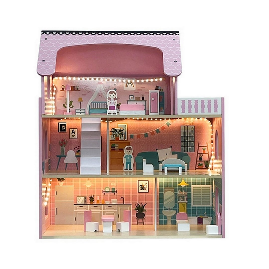 Дървена Къща за Кукли
