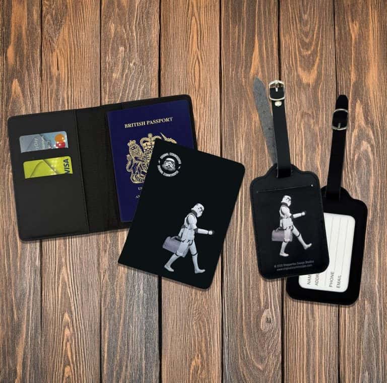 Етикети за Багаж и Калъф за Паспорт – Stormtrooper