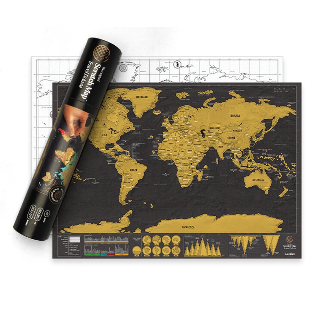 Мини Скреч Карта – Делукс