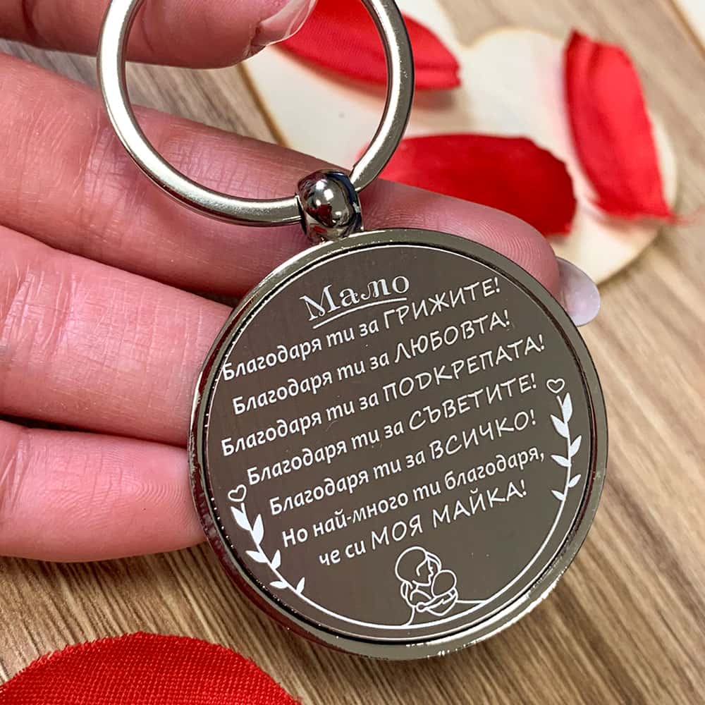 Ключодържател вечен календар – Благодаря ти, Мамо!