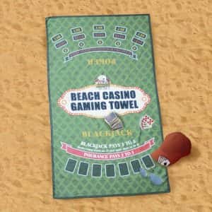 Плажна Кърпа – Blackjack (160 x 90см.)