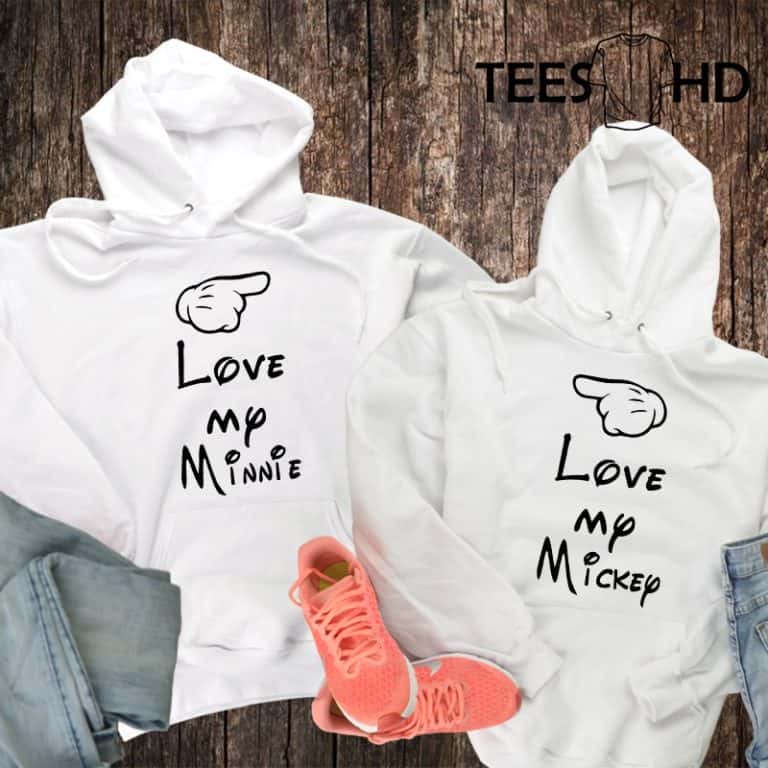 Комплект суичъри – Love my Minnie, Love my Mickey
