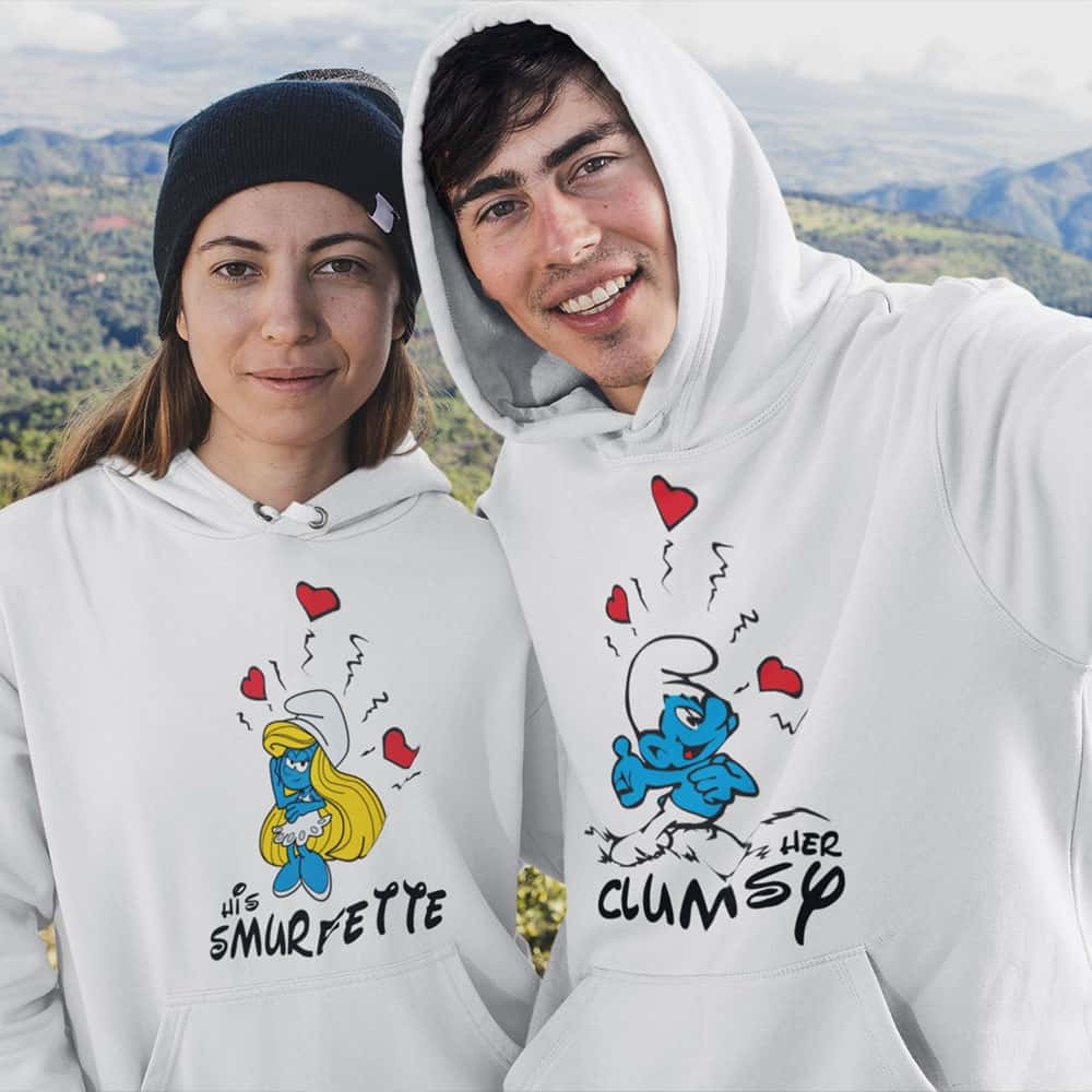 Комплект суичъри – Family Smurfs