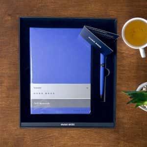 Комплект бележник B5 и химикалка Hugo Boss