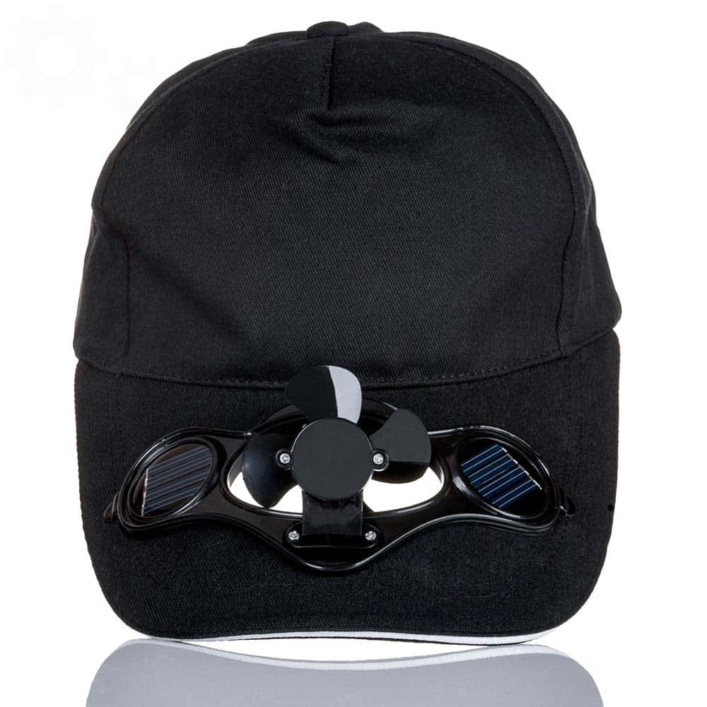 Шапка с Вентилатор и Соларен Панел