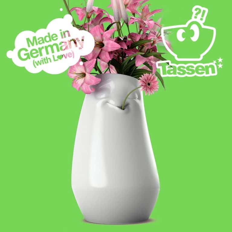 Порцеланова Ваза за Цветя с Изражение