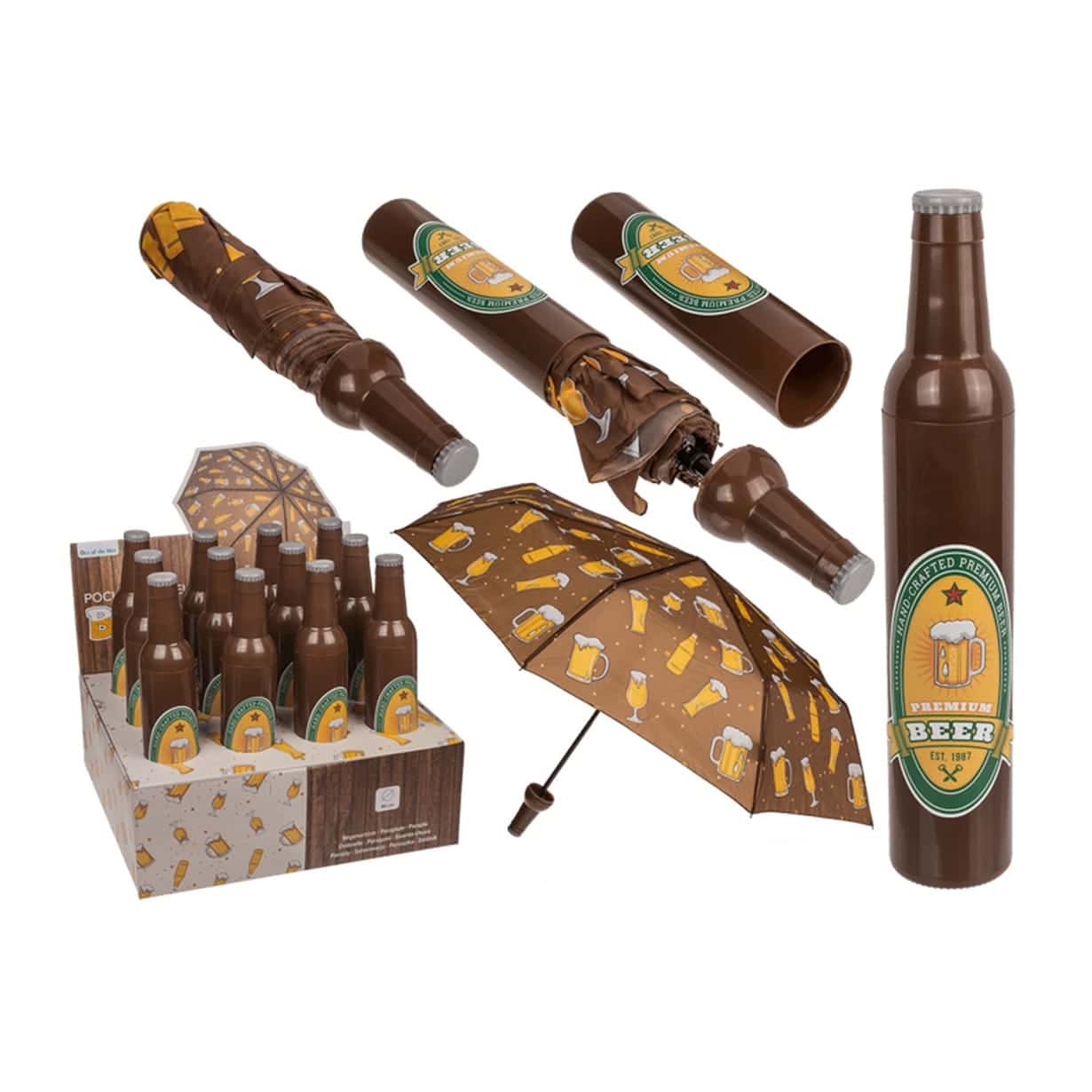 Чадър в Бутилка Бира