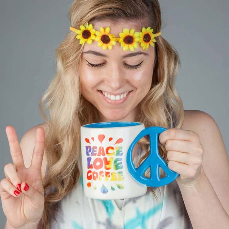 Чаша за Кафе и Чай „Мир и Любов” (590мл.)