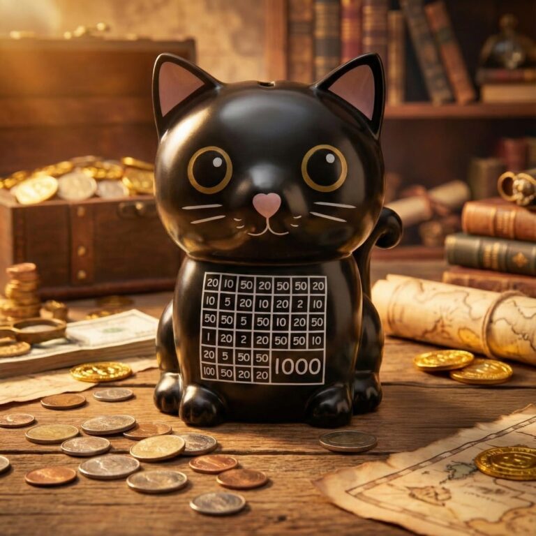 Касичка с Маркер – Котка