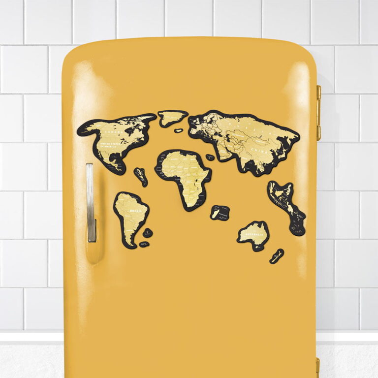 Магнитна Политическа Карта на Света