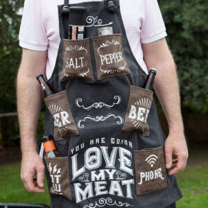 Мъжка Готварска Престилка за Барбекю