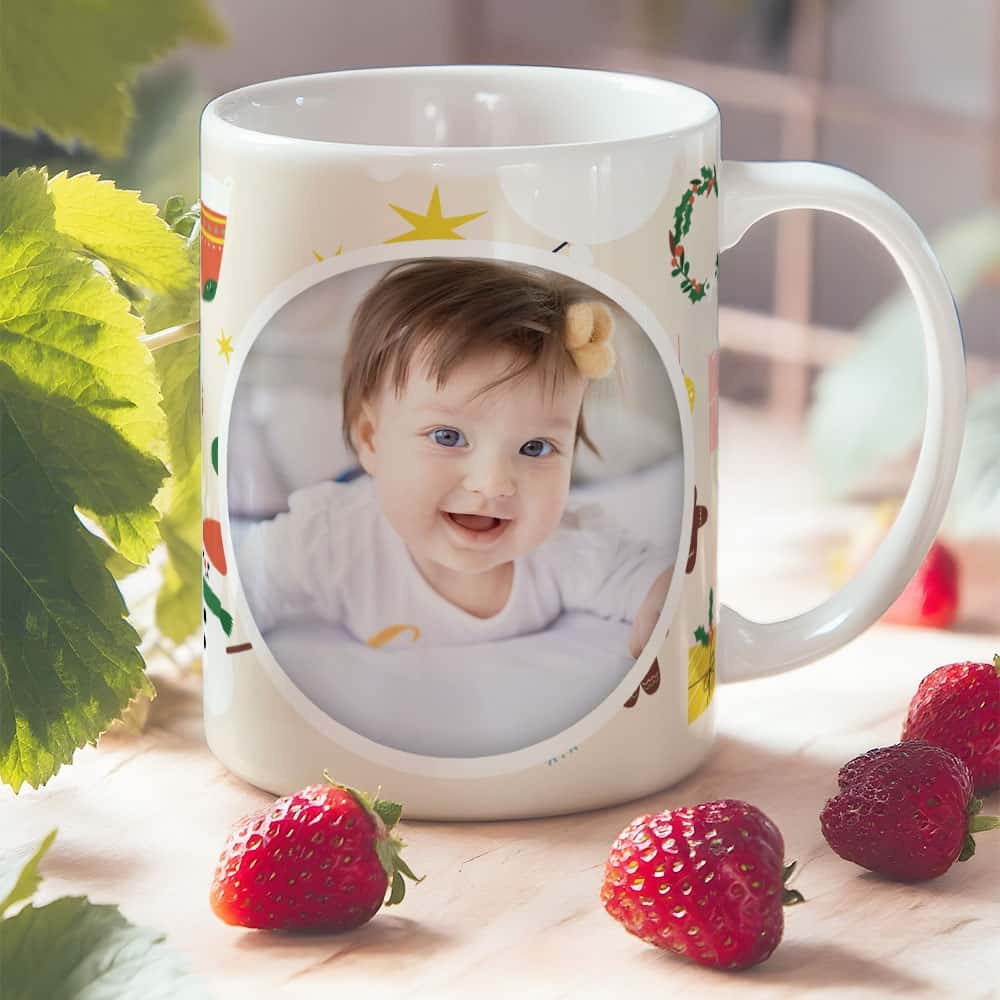 Чаша със снимка – Коледен декор