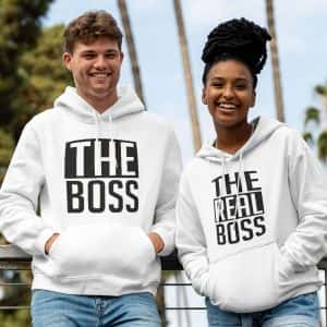 Комплект суичъри – The boss, the real boss