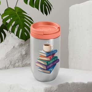 Термо чаша от неръждаема стомана – Кафе и четене