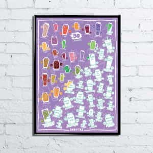 Скреч Постер – 51 Смутита