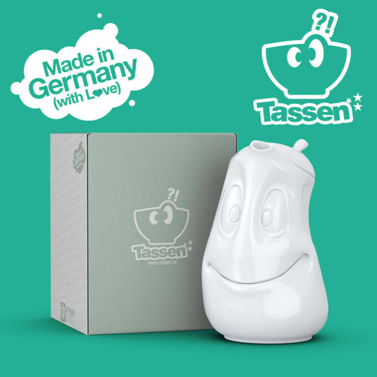 Порцеланова Кана за Кафе и Чай с Изражение (1200мл.)