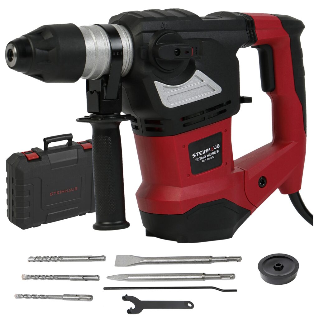 Най-добрите перфоратори 13 Перфоратор Steinhaus PRO-RH1800, 1800W, SDS-plus