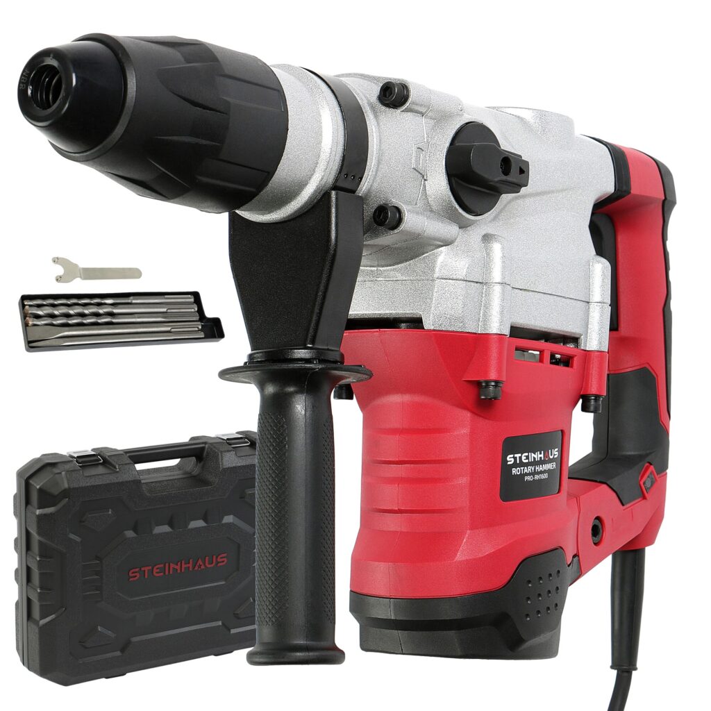 Най-добрите перфоратори 14 Перфоратор Steinhaus PRO-RH1600, 1600W, SDS-max