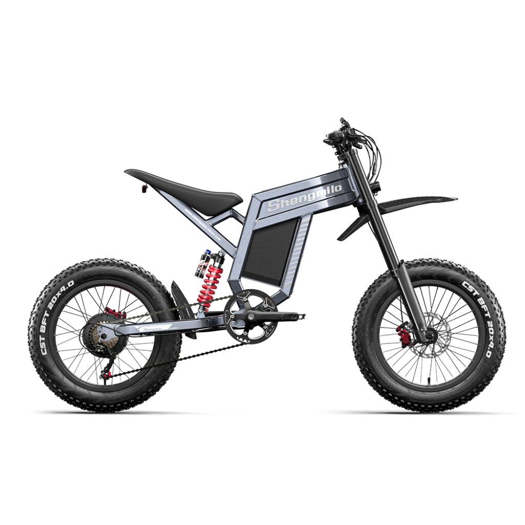 Най-добрите електрически велосипеди 15 Електрически велосипед Shengmilo S900, 1500W, широки гуми